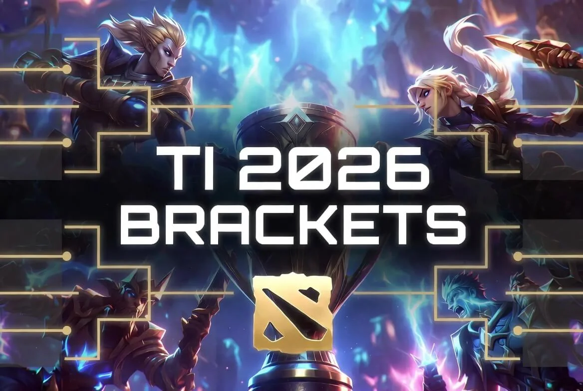 Схема турнирной сетки The International 2026